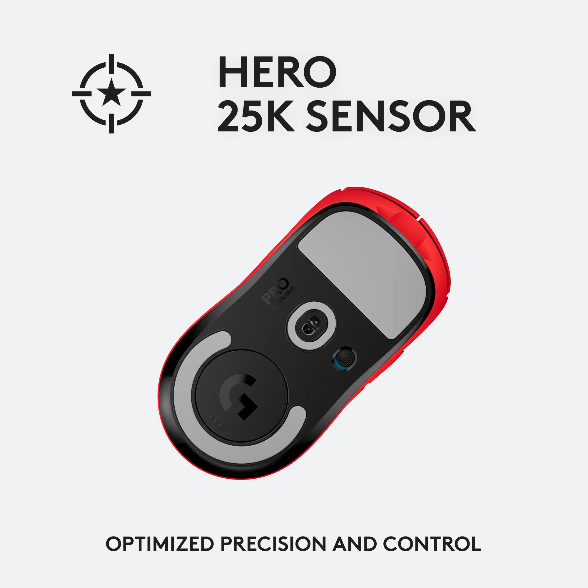 HERO 25K SENSOR PRO PERLIGHT 00 G OPTIMIZED PRECISION AND CONTROL