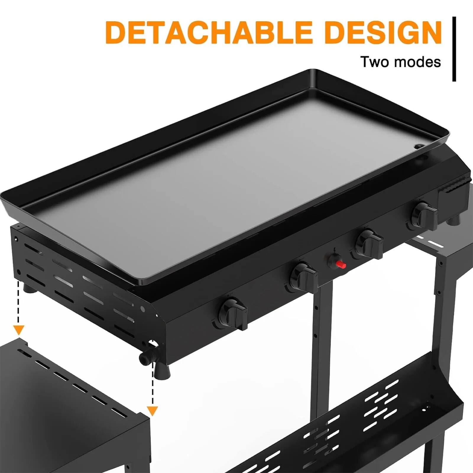 DETACHABLE DESIGN  
Two modes