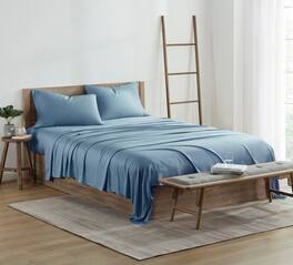 Kathy Ireland - 300 Thread Count 100% Bamboo Sheet Set - Denim