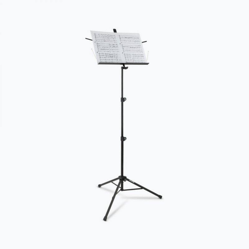 Alt View 4. On Stage Stands - On-Stage SM7222BB Tripod-Base Sheet Music Stand with Bag (Portable, Folding Sheet Music Setup, Adjustable Height and - Black.
