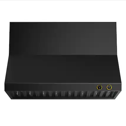 Front. Kucht - 48" Wall Mount Range Hood 1200 CFM – Gemstone + Digital Controls - Gemstone™.