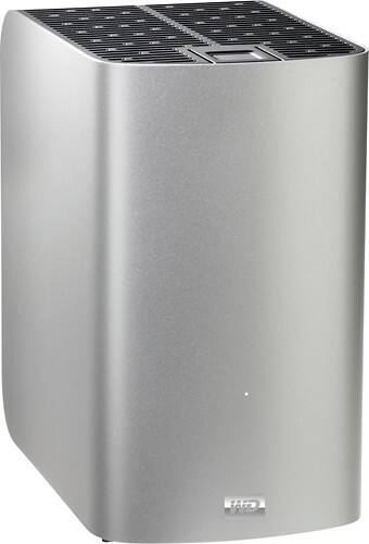 Angle Standard. WD - My Book Thunderbolt Duo 6TB External Dual-Drive Hard Drive - Silver.