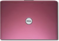 Front Standard. Dell - Inspiron Laptop with Intel® Core™2 Duo Processor T5550 - Flamingo Pink.