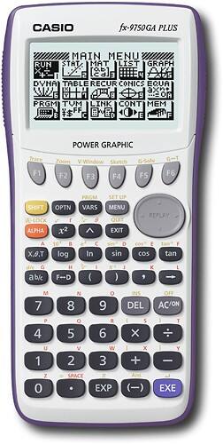Front Standard. Casio - Graphing Calculator.