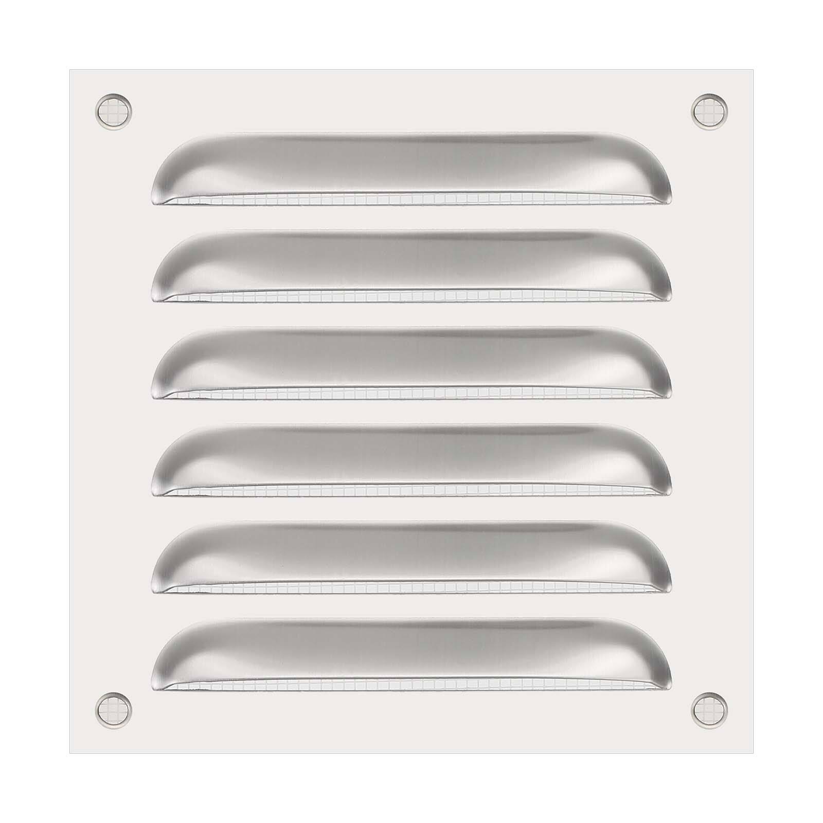 "Unique Bargains - 6""x6"" Stainless Steel Vent Cover, Screen Air Grille Ventilation Cover HVAC Louvered Grill Built-in Mesh for Home - Silver" price history on PriceWatchPro