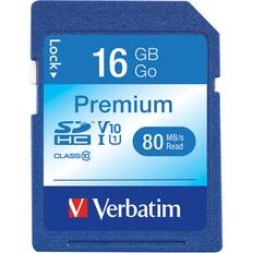 Lock GB 16 Go Premium SD V10 HC IU MB/s 80 Read CLASS 10 Verbatim