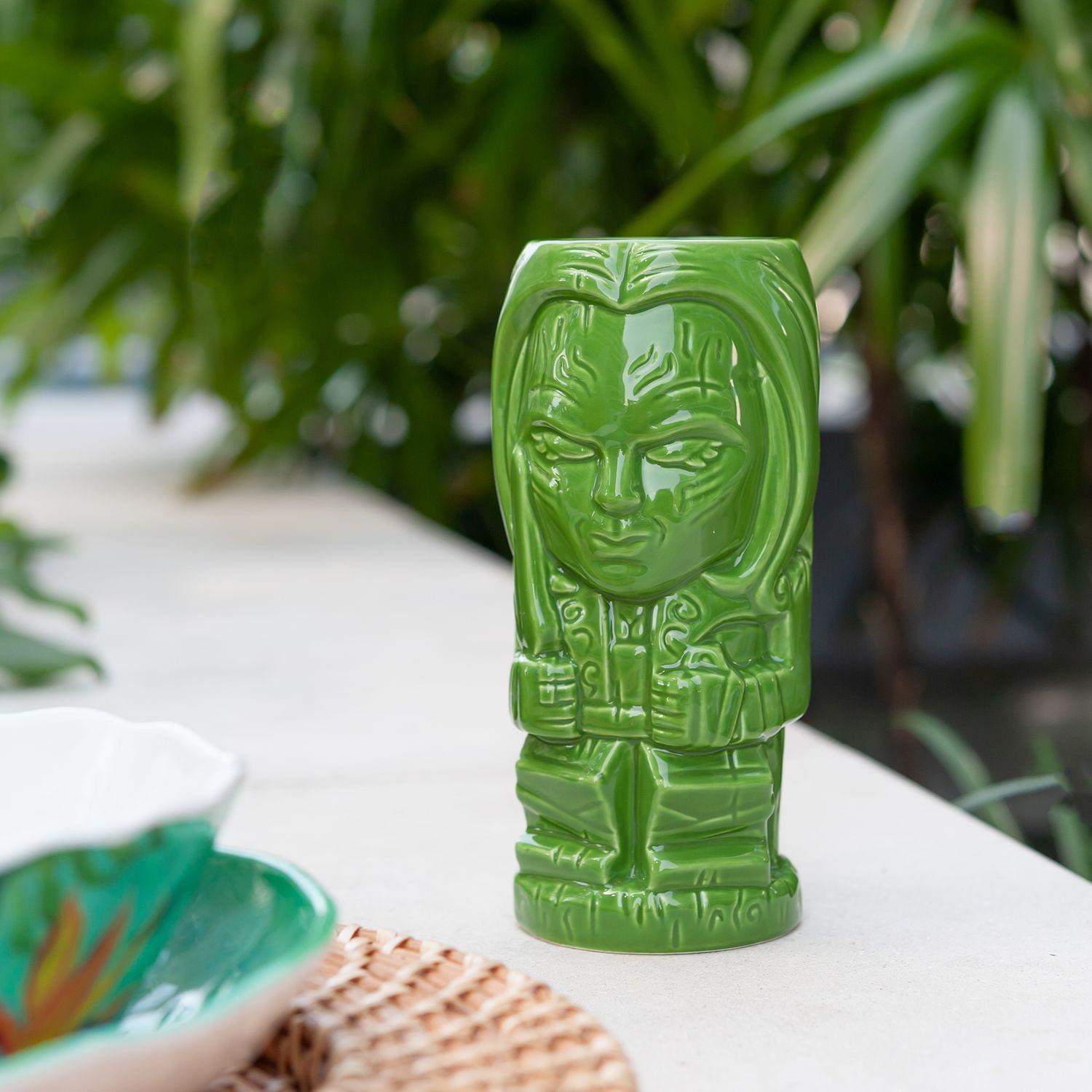 Alt View 3. Marvel - Geeki Tikis Guardians Of The Galaxy Gamora Ceramic Mug | Holds 14 Ounces - Green.