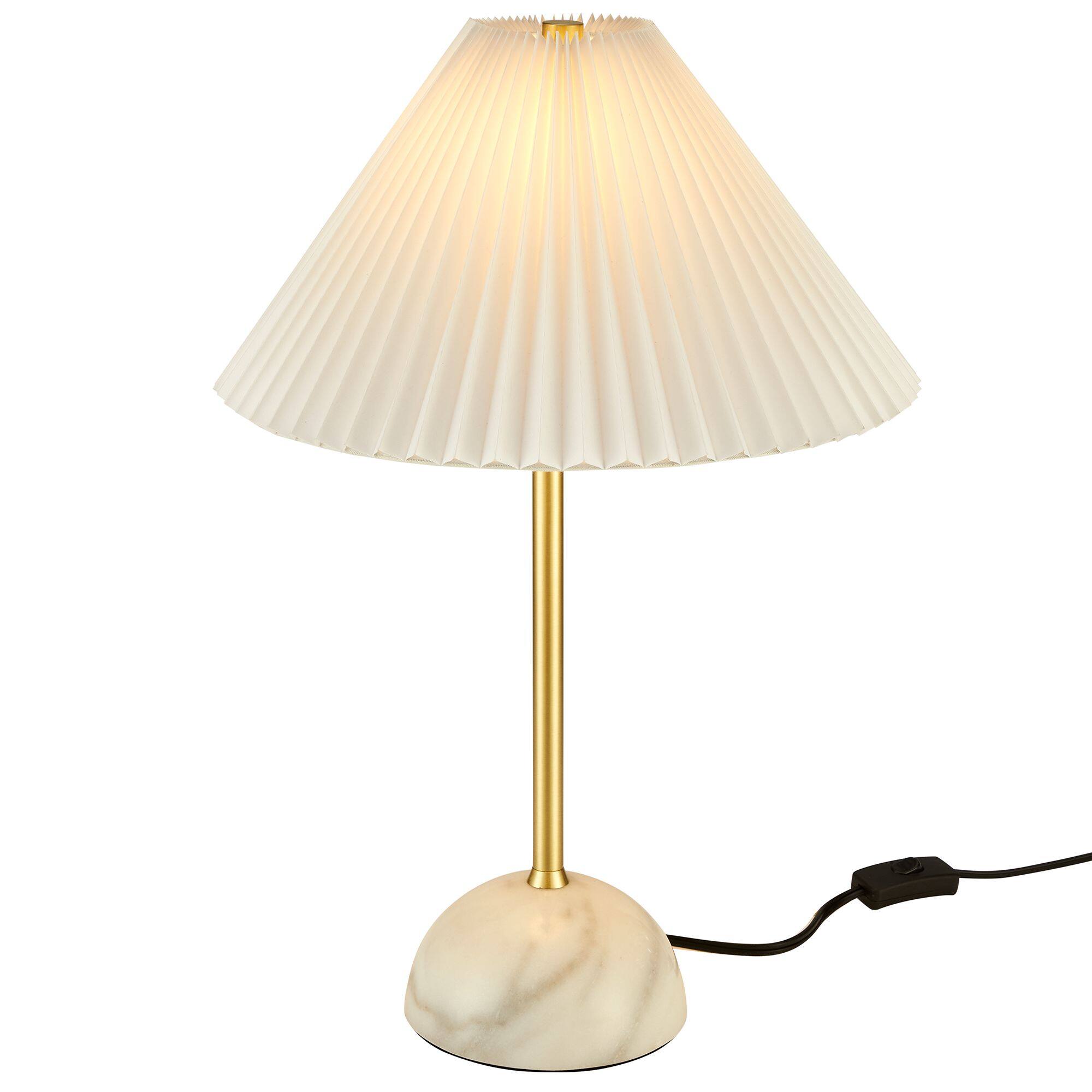 Alt View 4. Modway - Illusion Marble Dome Table Lamp by Modway - Brass.