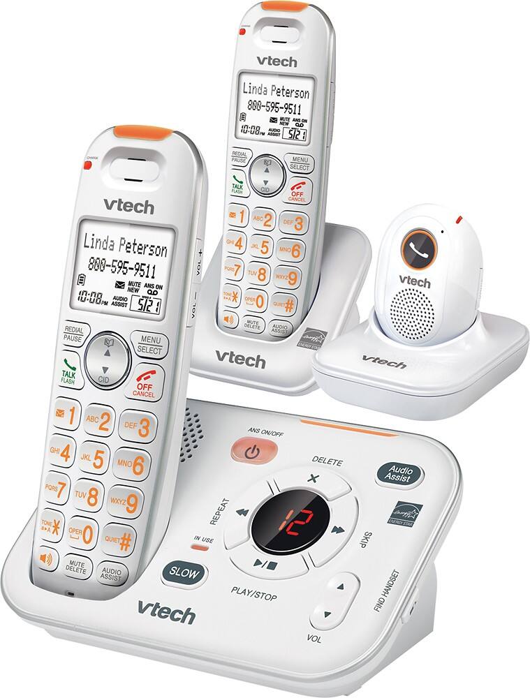 Best Buy VTech CareLine+ DECT 6.0 Expandable Cordless Phone System