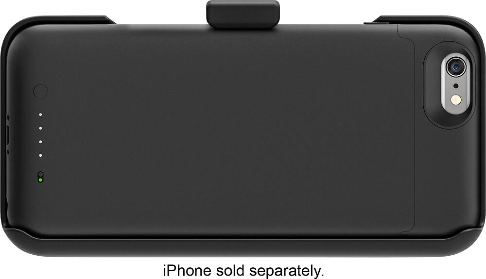 Best Buy mophie Belt Clip Case for juice pack and Apple iPhone 6 Plus and 6s Plus Black 45469BBR