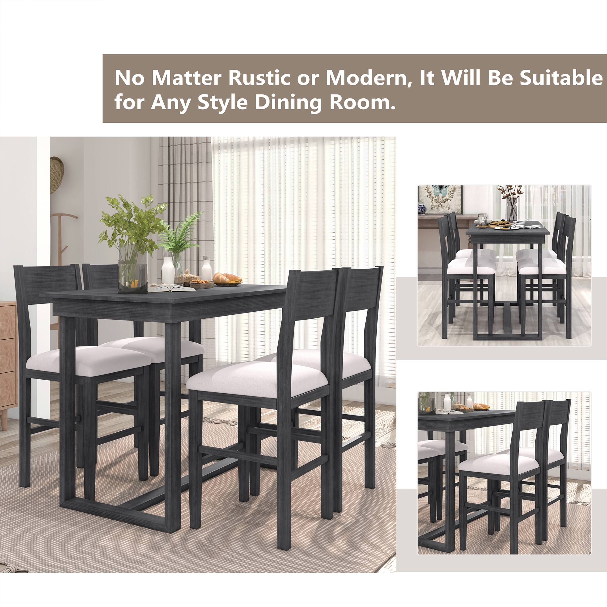No Matter Rustic or Modern, It Will Be Suitable for Any Style Dining Room.