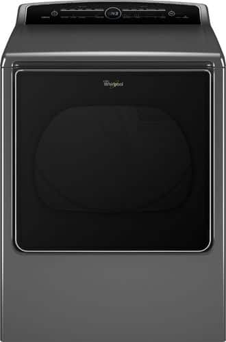 Whirlpool - Cabrio 8.8 Cu. Ft. 23-Cycle Steam Gas Dryer - Chrome Shadow