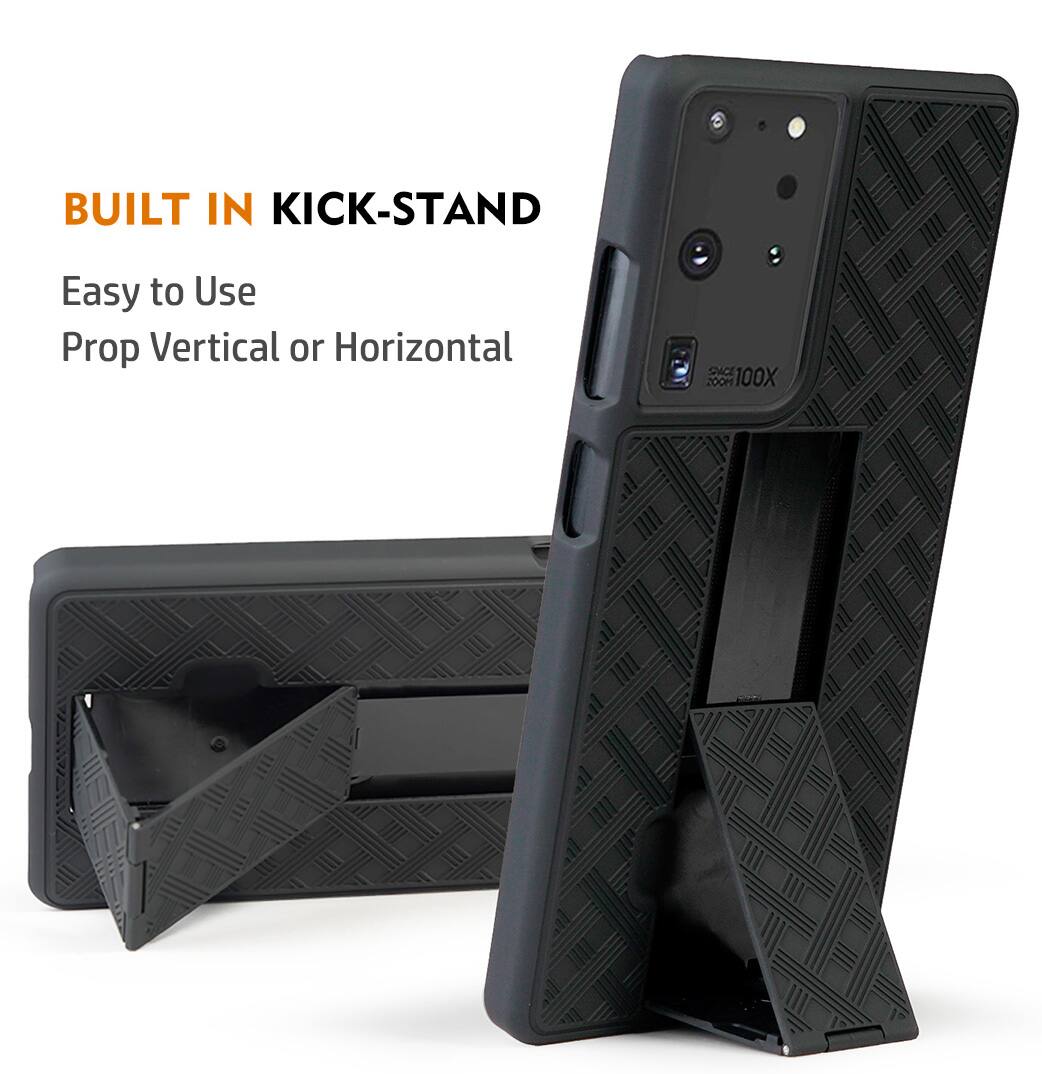 BUILT IN KICK-STAND  
Easy to Use  
Prop Vertical or Horizontal  
STCE 200H 100X