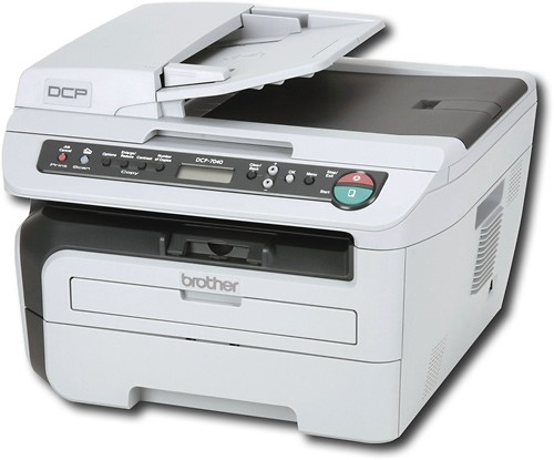  Brother - DCP-7040 Black-and-White All-in-One Laser Printer