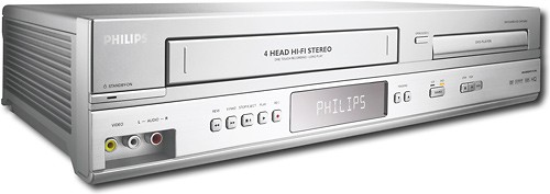chef behandeling enkel en alleen Best Buy: Philips Progressive-Scan DVD Player/VCR with Direct Dubbing  DVP3345V/17