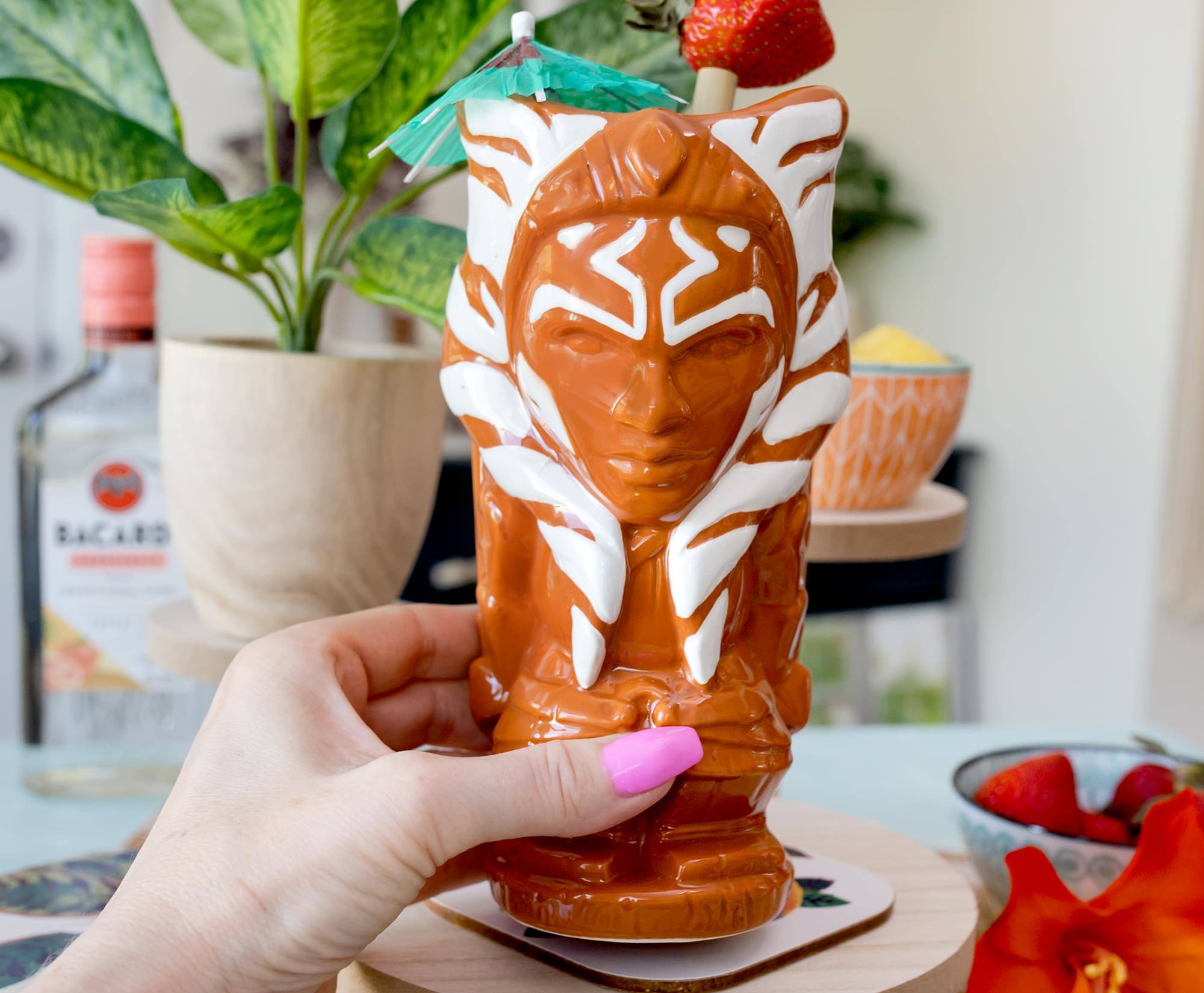 Alt View 10. Star Wars - Geeki Tikis Star Wars: The Mandalorian Ahsoka Tano Ceramic Mug | Holds 18 Ounces - Brown.
