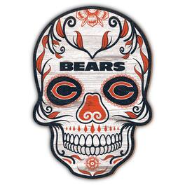 Fan Creations - Chicago Bears 12'' Sugar Skull Sign - Multicolor