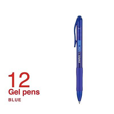 12 Gel pens BLUE