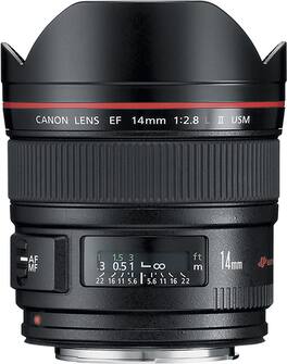 Canon - EF 14mm f/2.8L II USM Wide-Angle Lens - Black