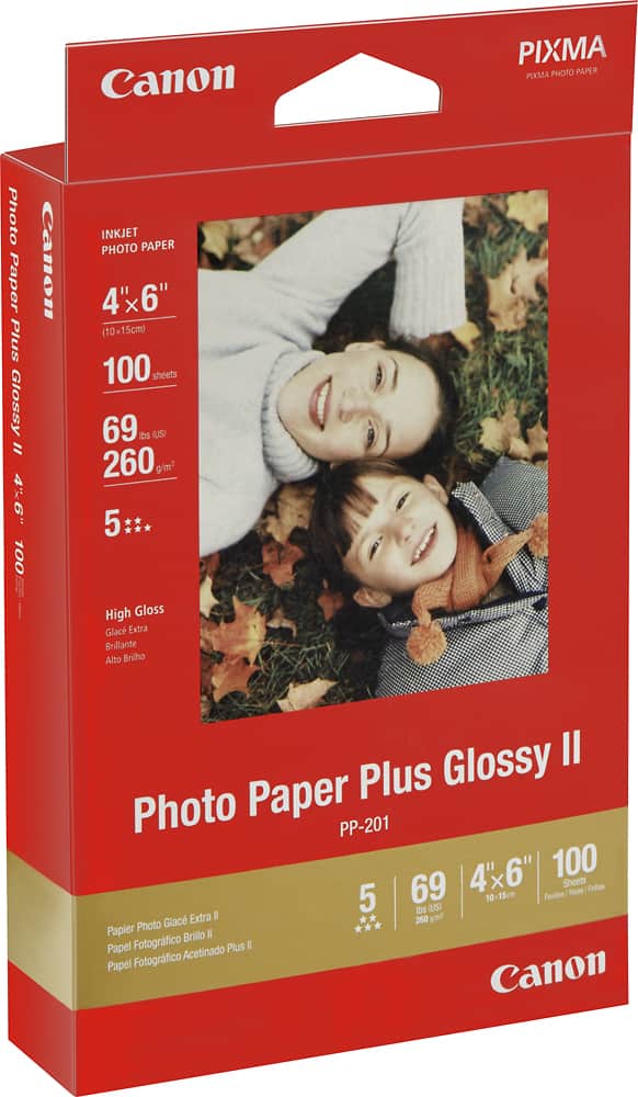 Alt View 11. Canon - 100-Pack 4" x 6" Glossy Photo Paper - White.