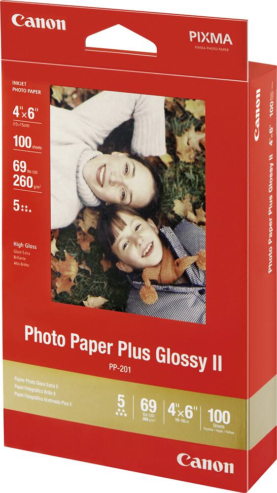 Alt View 12. Canon - 100-Pack 4" x 6" Glossy Photo Paper - White.