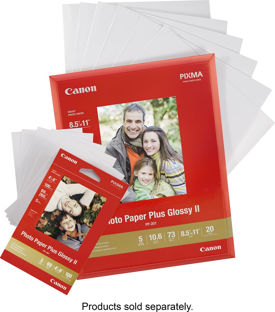 Alt View 13. Canon - 100-Pack 4" x 6" Glossy Photo Paper - White.