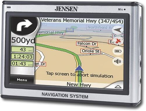 Angle Standard. Jensen - Touch & Go Portable GPS.