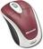 Angle Standard. Microsoft - Wireless Notebook Optical Mouse 3000 - Pomegranate Red.