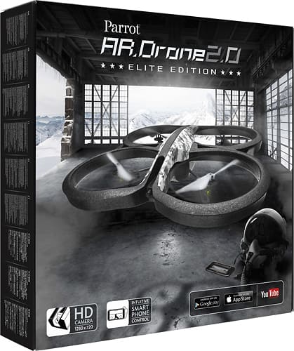 Angle. Parrot - AR.Drone 2.0 Elite Quadricopter - Black.