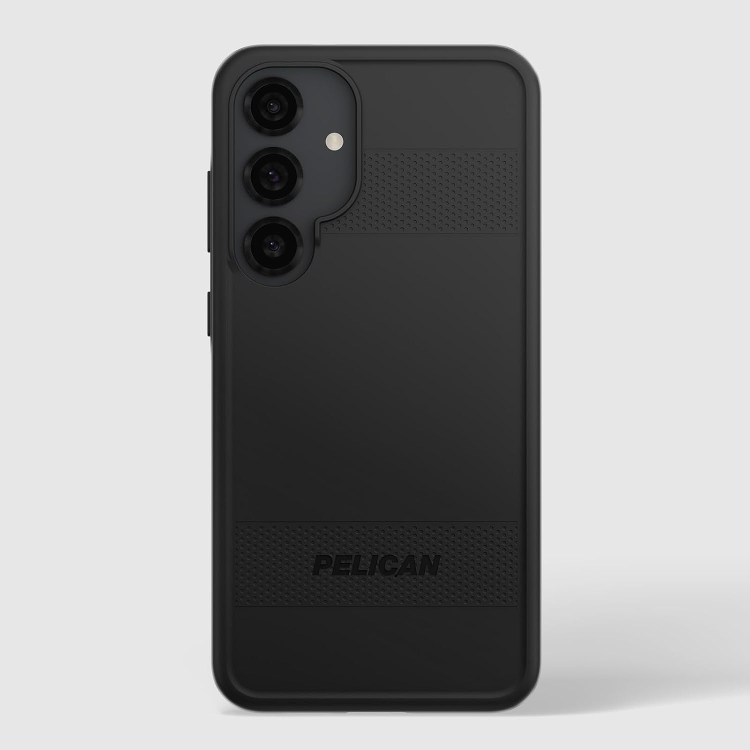 Alt View 1. Pelican - Pelican Protector Black Case + Magnet - Samsung Galaxy S25+ - Black.