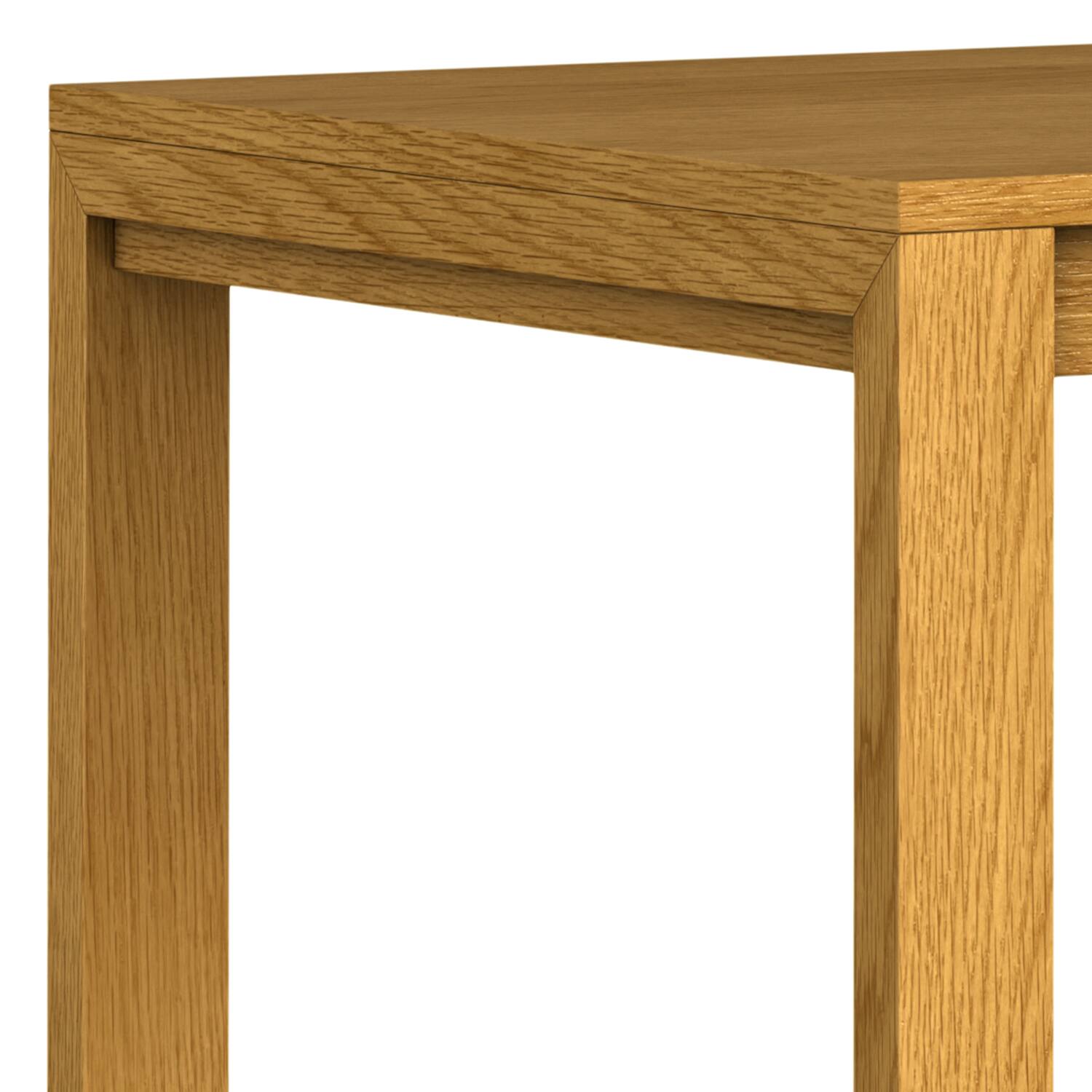 Alt View 5. Simpli Home - Wilson 60 inch x 36 inch Rectangle Transitional Dining Table in Oak Veneer - Oak Veneer.