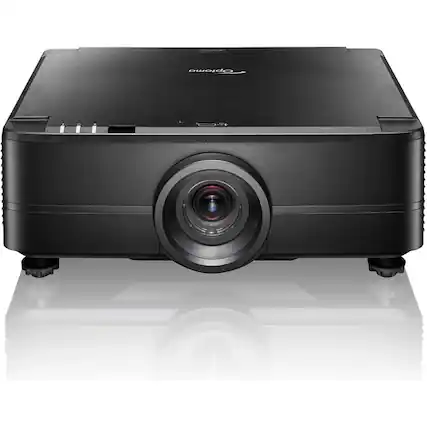 Front. Optoma - Optoma DuraCore ZU820TST 3D Short Throw DLP Projector - 16:10 - Black - High Dynamic Range (HDR) - Front - 1080p - 30000 - 1.07 Billion Colors (30-bit).