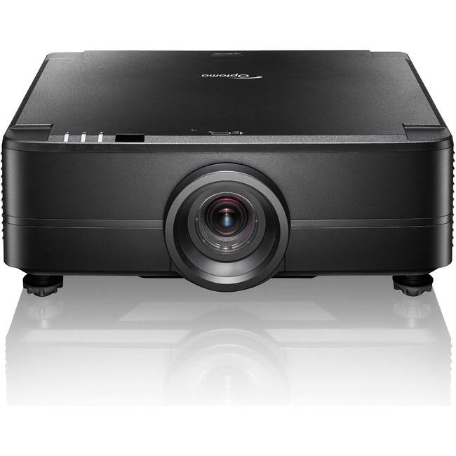Front. Optoma - Optoma DuraCore ZU820TST 3D Short Throw DLP Projector - 16:10 - Black - High Dynamic Range (HDR) - Front - 1080p - 30000 - 1.07 Billion Colors (30-bit).