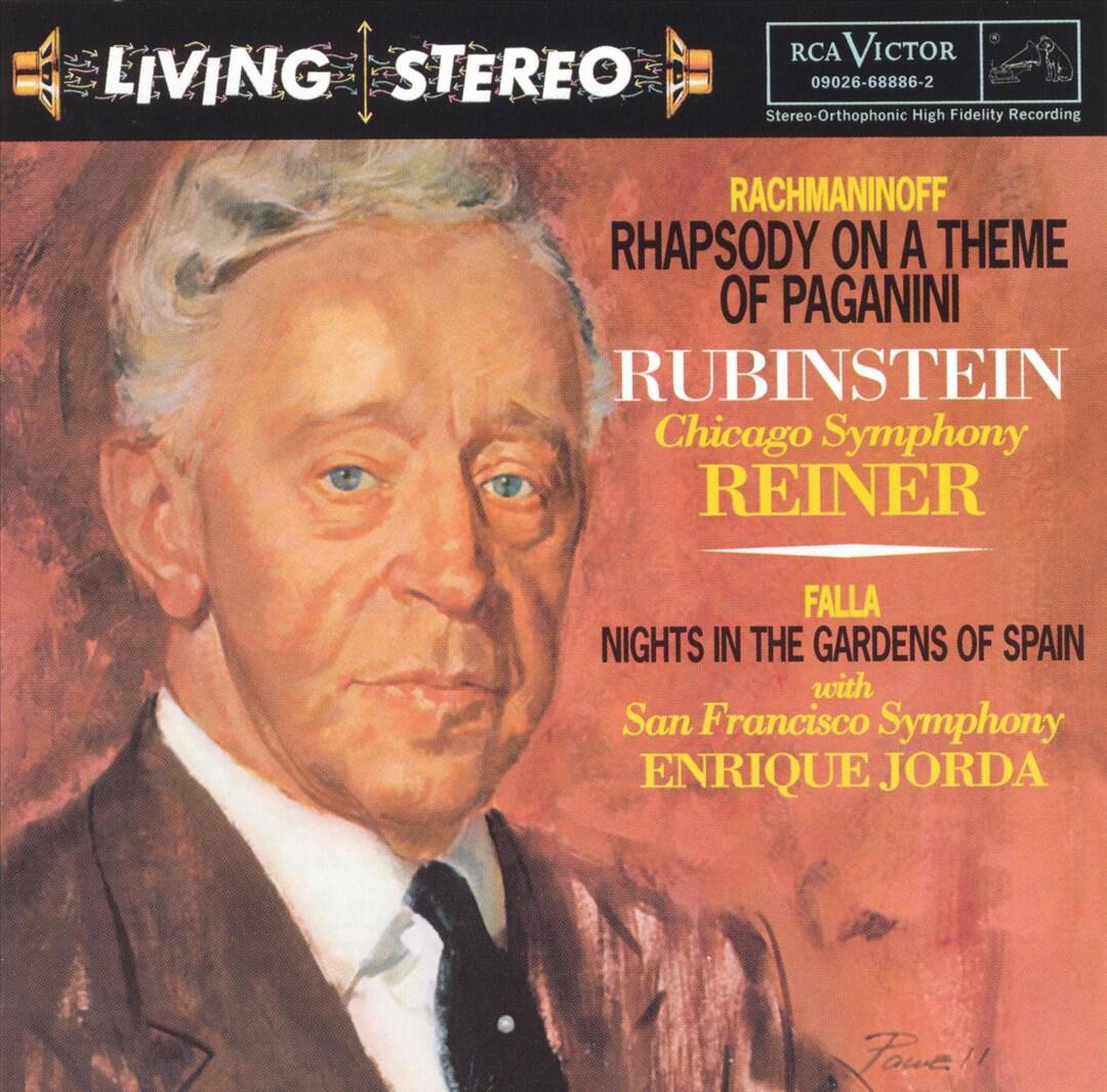 Front. Rachmaninov: Rhapsody on a Theme of Paganini; de Falla: Nights in the Gardens of Spain; Chopin: Grande Polonaise [CD].