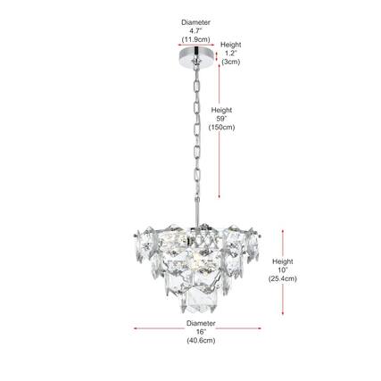 Diameter 4.7" (11.9cm)
Height 1.2" (3cm)
Height 59" (150cm)
Height 10" (25.4cm)
Diameter 16" (40.6cm)