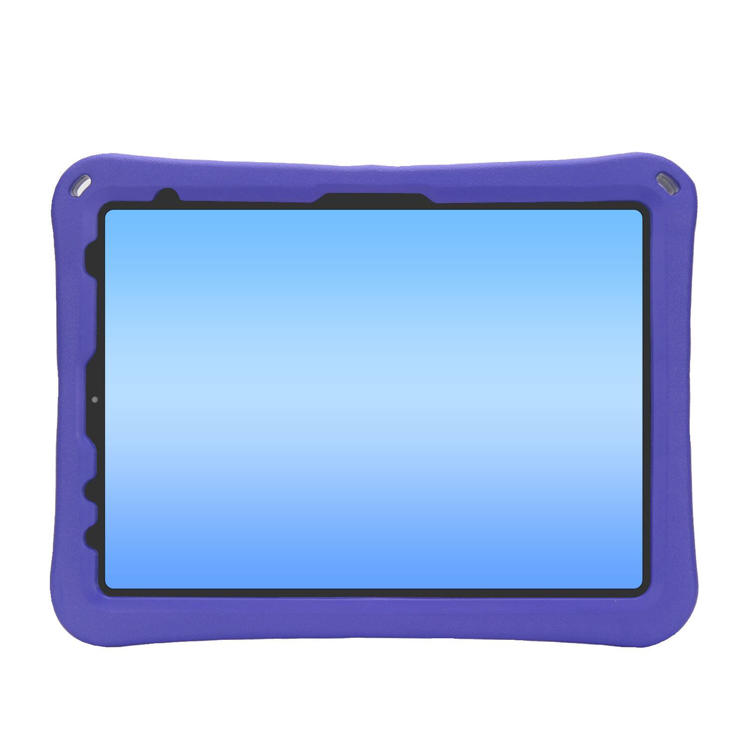 Alt View 1. Dteck - for Apple iPad Air (M4) 11" 2026/(M3) 2025/(M2) 2024 Rugged Case,Shockproof Heavy Duty EVA Cover with Rotating Stand - Purple.