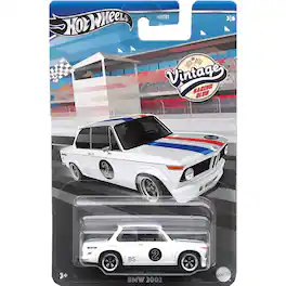 Mattel HRV02 Hot Wheels Vintage Racing Club Car - BMW 2002 - Black