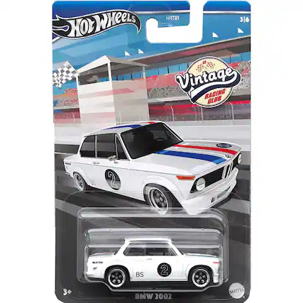 Hot Wheels
Vintage Racing Club
HRT81
3/6
BS
BMW 2002
Mattel