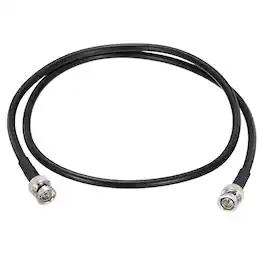 Unique Bargains - 6G-SDI BNC M/M 75 Ohm RG59 Coaxial Video Jumper Cable for Camera Surveillance, Supports HD-SDI/3G/6G-SDI/4K/8K - Black