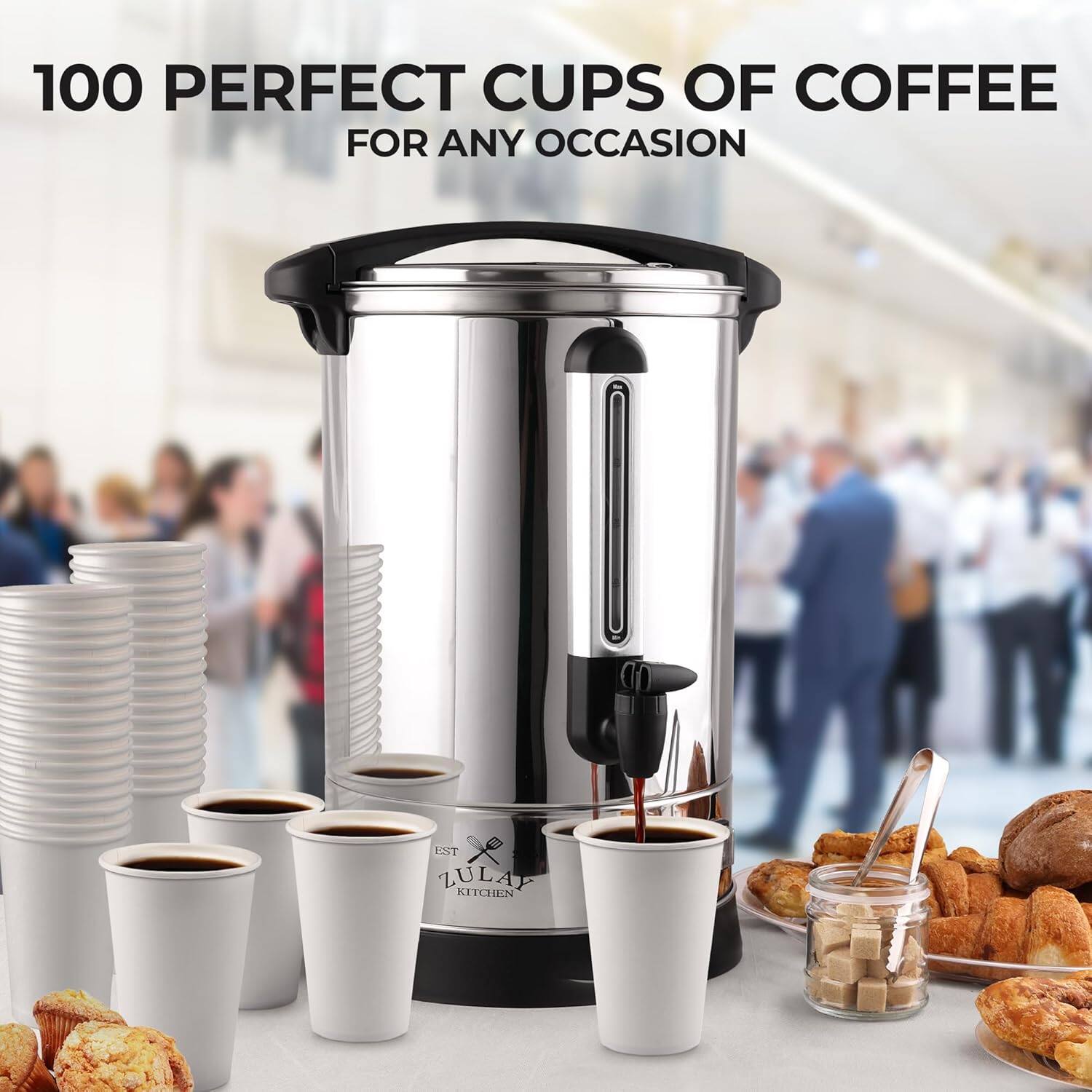 100 PERFECT CUPS OF COFFEE  
FOR ANY OCCASION  

ZULAF KITCHEN