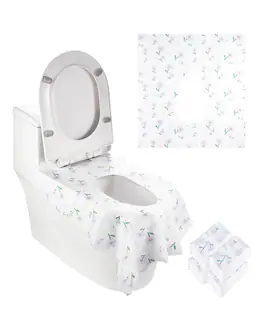 VEVOR - Toilet Seat Covers Disposable, 4 Pack Extra Large Waterproof Potty Cover, 20 Pieces Potty Training Toilet Seat Covers - White