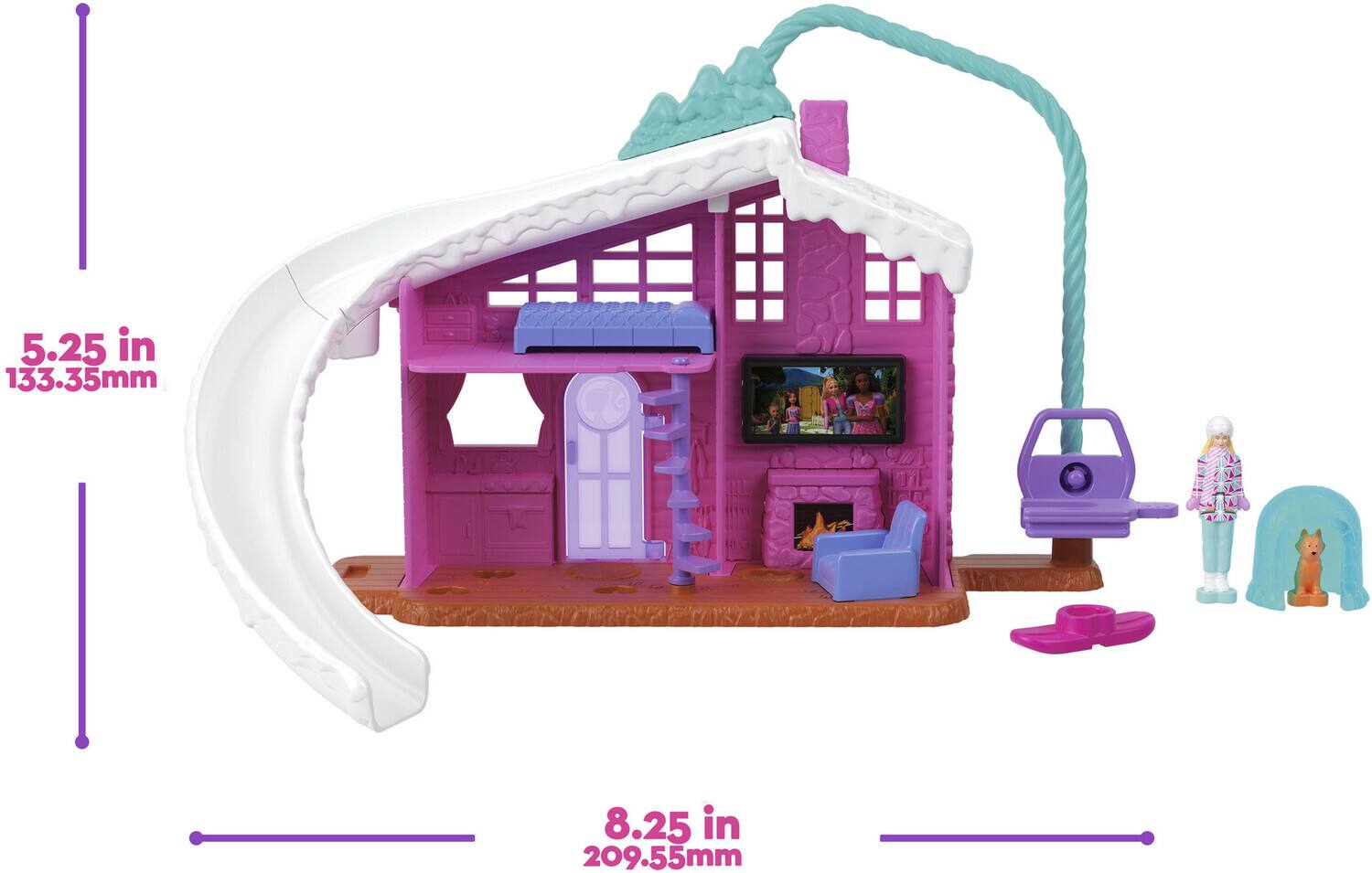 Mattel Barbie Mini Barbieland House Winter Chalet COLLECTIBLES