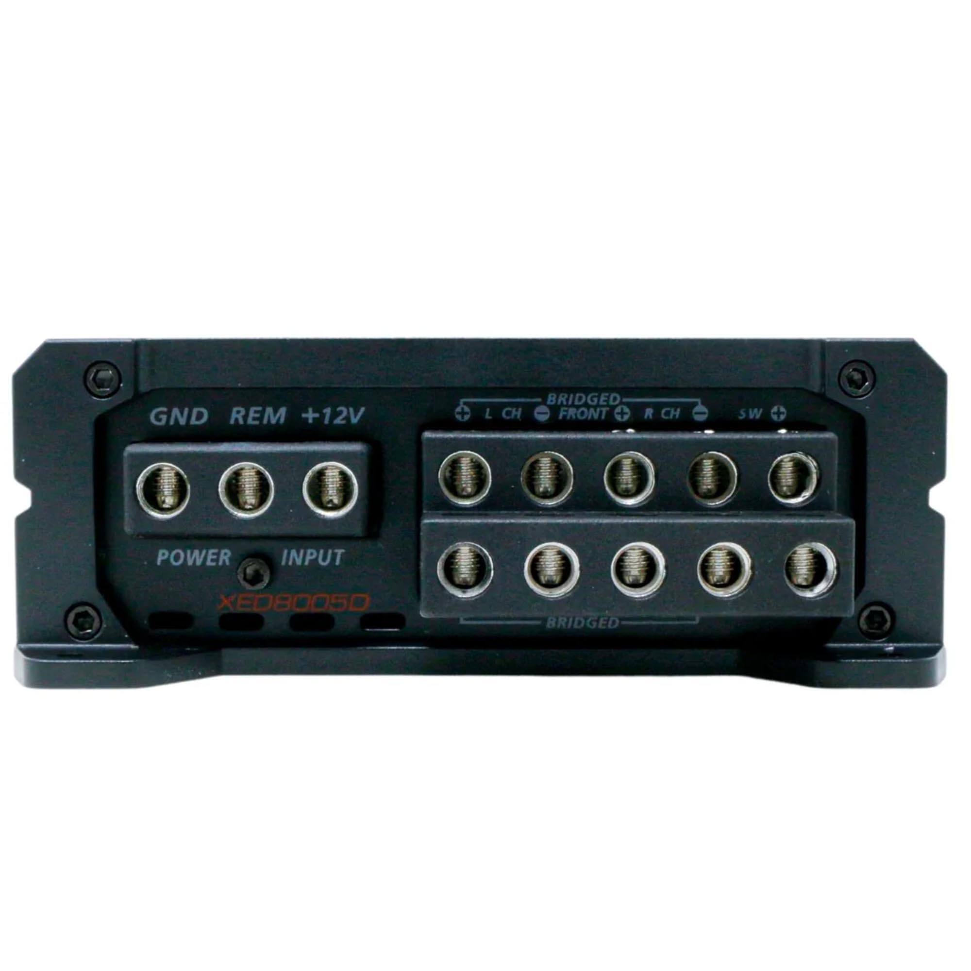 GND REM +12V  
L CH FRONT R CH SW  
BRIDGED  
POWER INPUT  
XFD80050  
BRIDGED