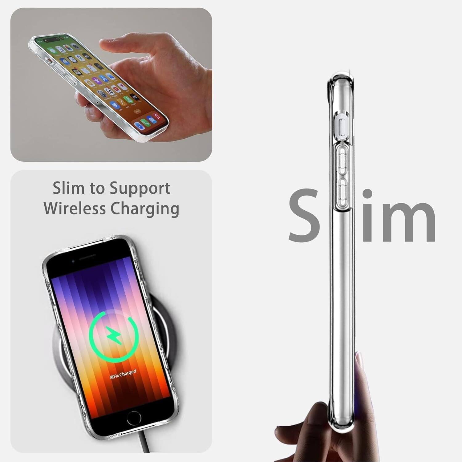 Slim to Support Wireless Charging, 80% Charged, S im