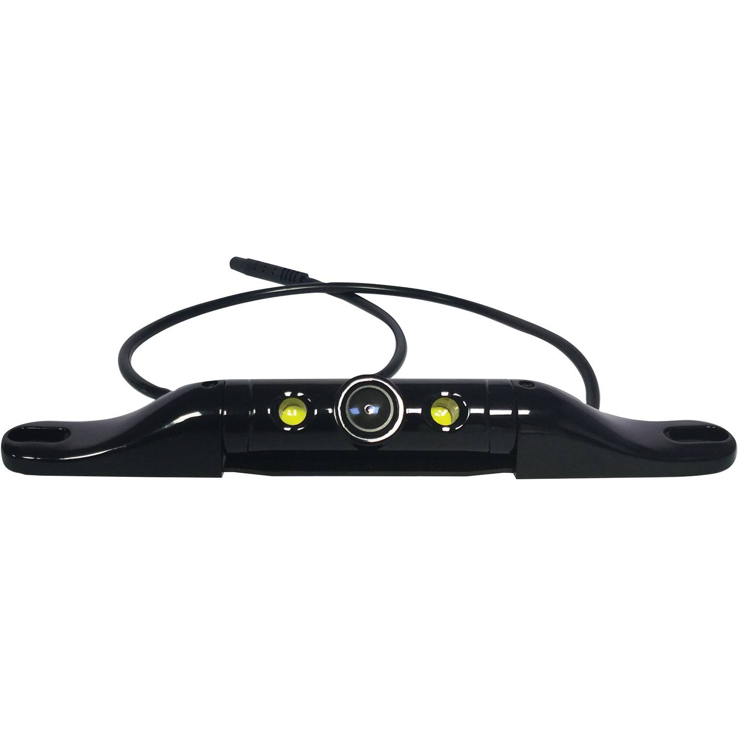 Back. BOYO - Boyo Vision Vtl422cls Vtl422cls Bar-type Short-length 170deg License Plate Camera With Leds - Black.