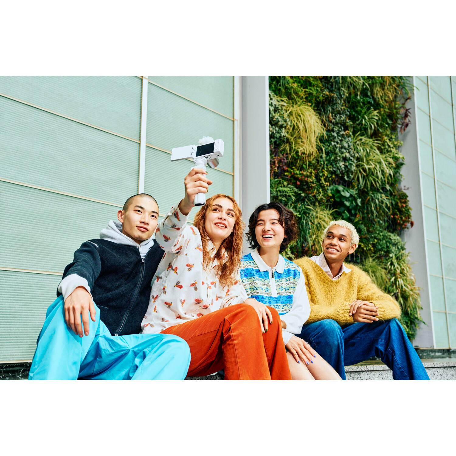 Alt View 5. Sony - ZV-1 II Vlog Camera 4K Video Content Creator White +Extended Warranty Kit Bundle.