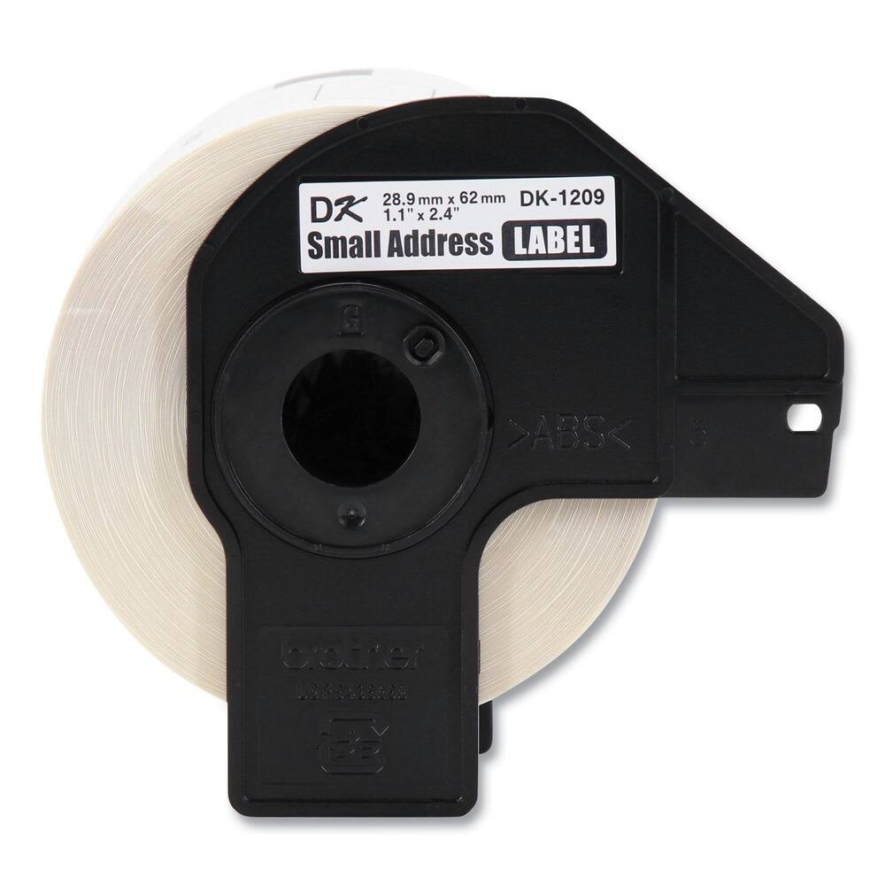 28.9 mm x 62 mm  
DK-1209  
1.1" x 2.4"  
Small Address LABEL  
>ABS<  
5 crouer UNSRAEn9