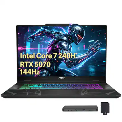 Intel Core 7 240H RTX 5070 144Hz msi