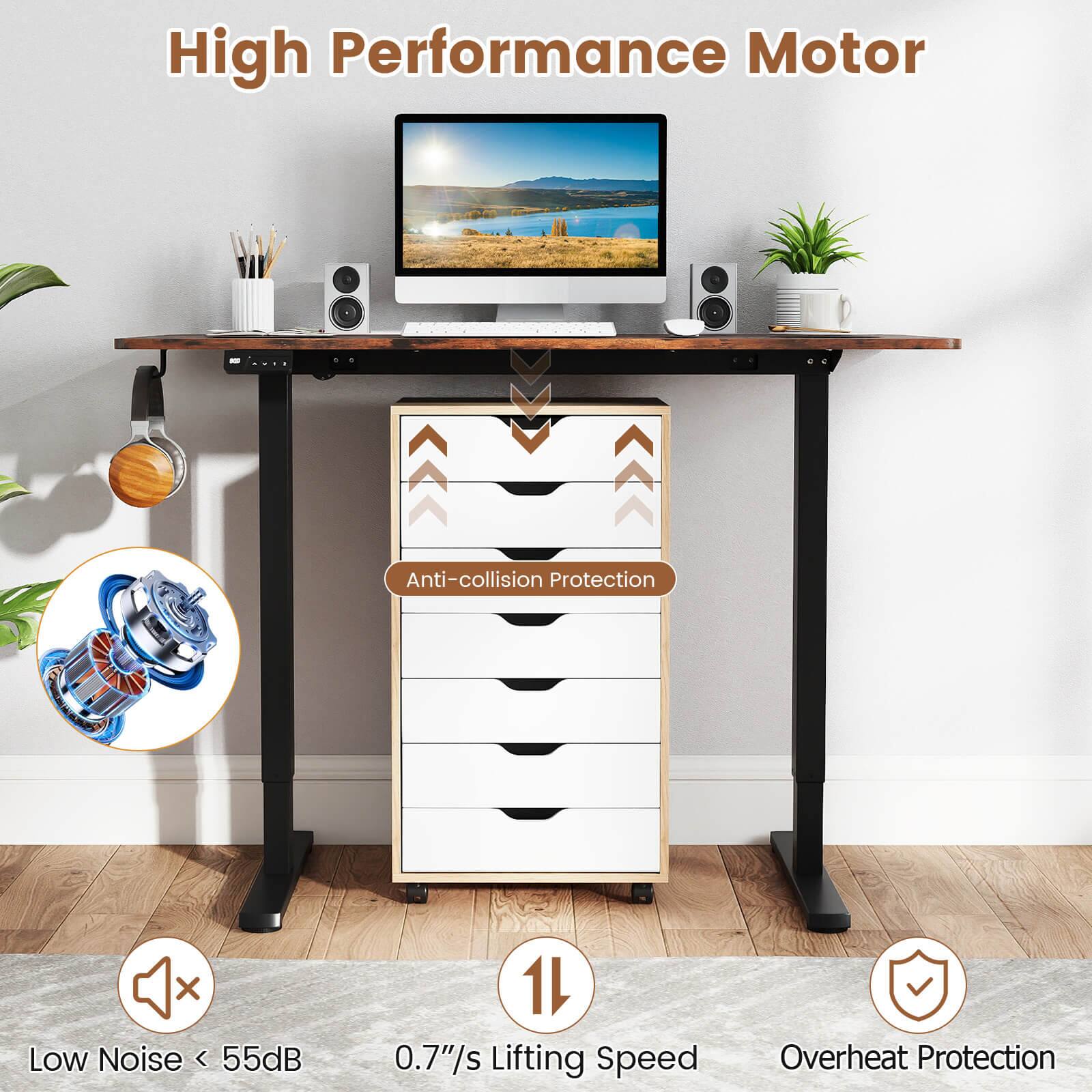 High Performance Motor

- Anti-collision Protection
- Low Noise < 55dB
- 0.7"/s Lifting Speed
- Overheat Protection