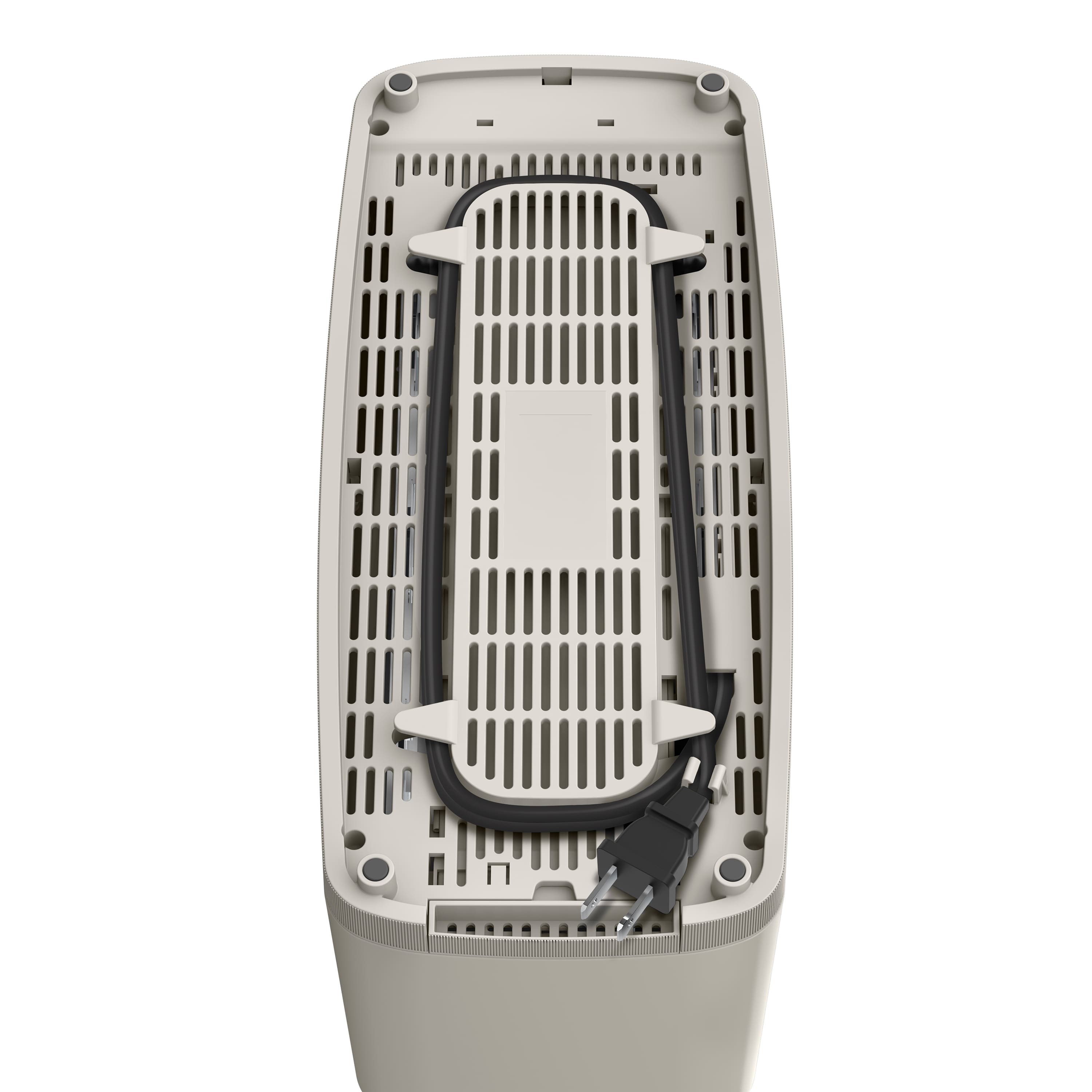 Left. Bella - Fits-anywhere Kitchenware: 4-Slice Slim Toaster with Long Wide Slots - Oatmilk.